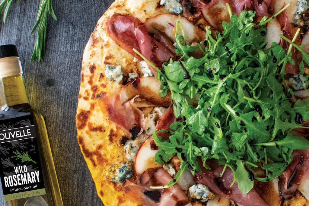 drizzle olivelle pizza and oil