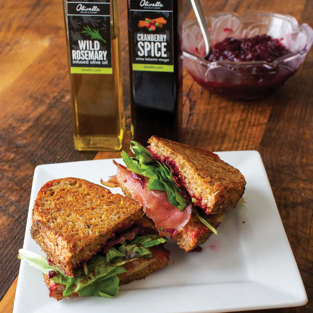 Cranberry & Herb Grilled Cheese