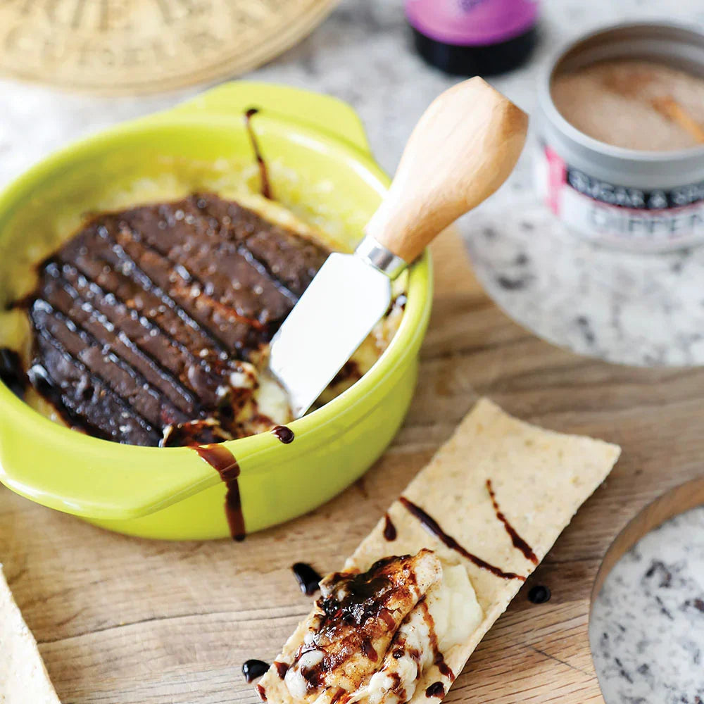 Gooey Baked Brie With a Sugar & Spice Brulee
