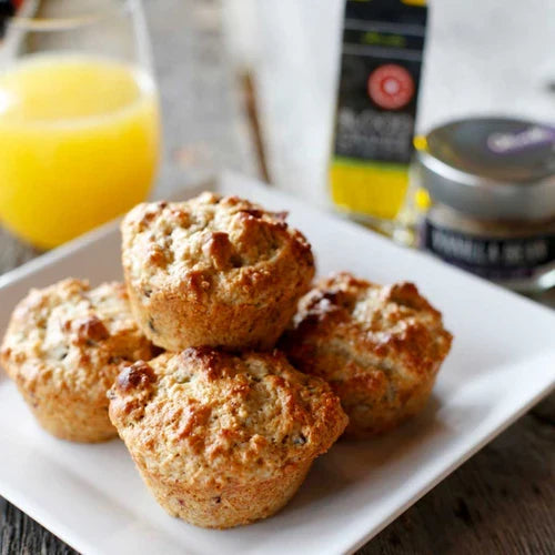 Cranberry, Pecan, & Blood Orange Muffins