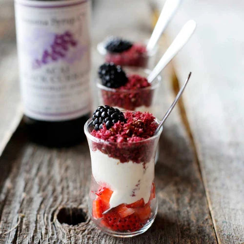 Spiced Italian Berry Custard