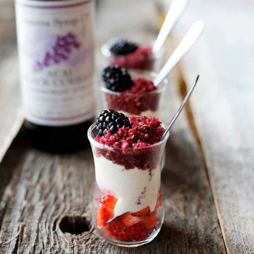 Spiced Italian Berry Custard