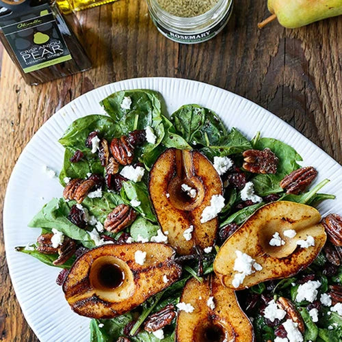 Caramelized Pear and Pecan Salad
