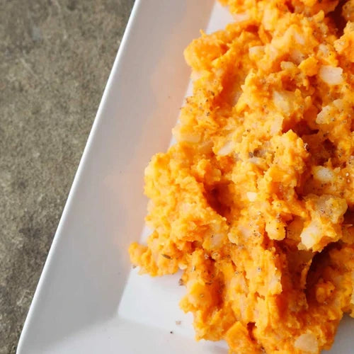 Garlic Sweet Potato Mashers