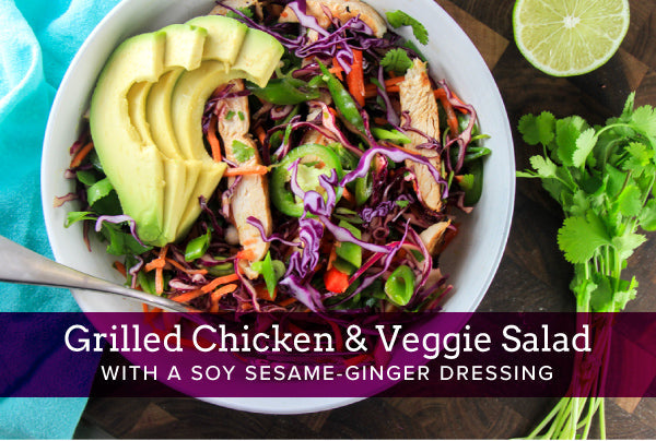 Grilled Chicken and Veggie Salad