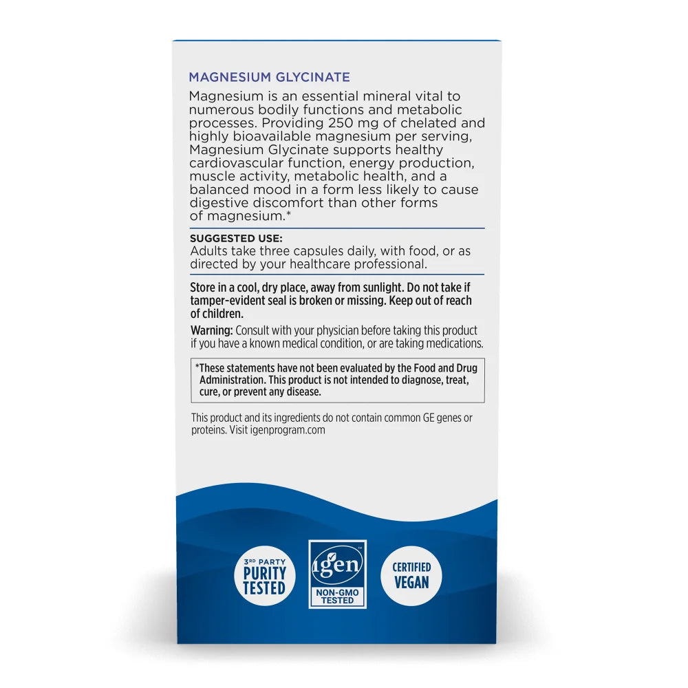 Magnesium Glycinate 90ct Capsules