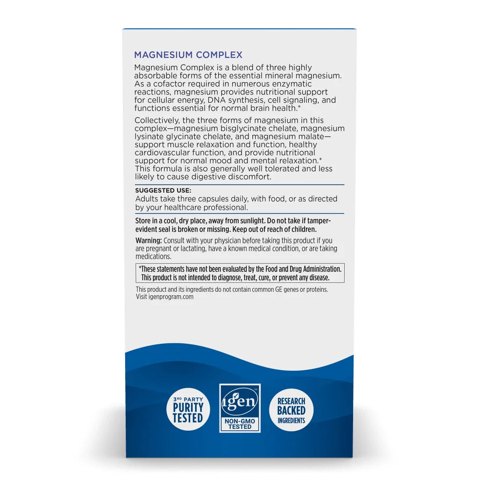 Magnesium Complex 90ct Capsules