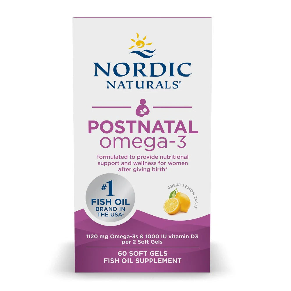 Postnatal Omega-3 60 Count - Lemon