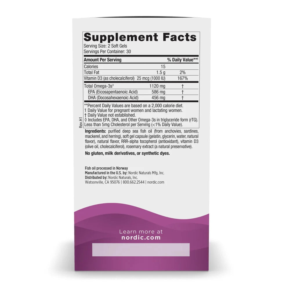 Postnatal Omega-3 60 Count - Lemon