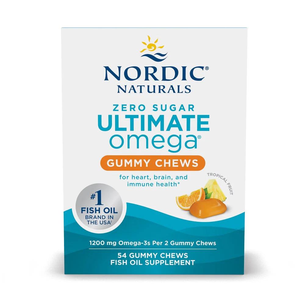 Zero Sugar Ultimate Omega Gummy Chews 54 Count
