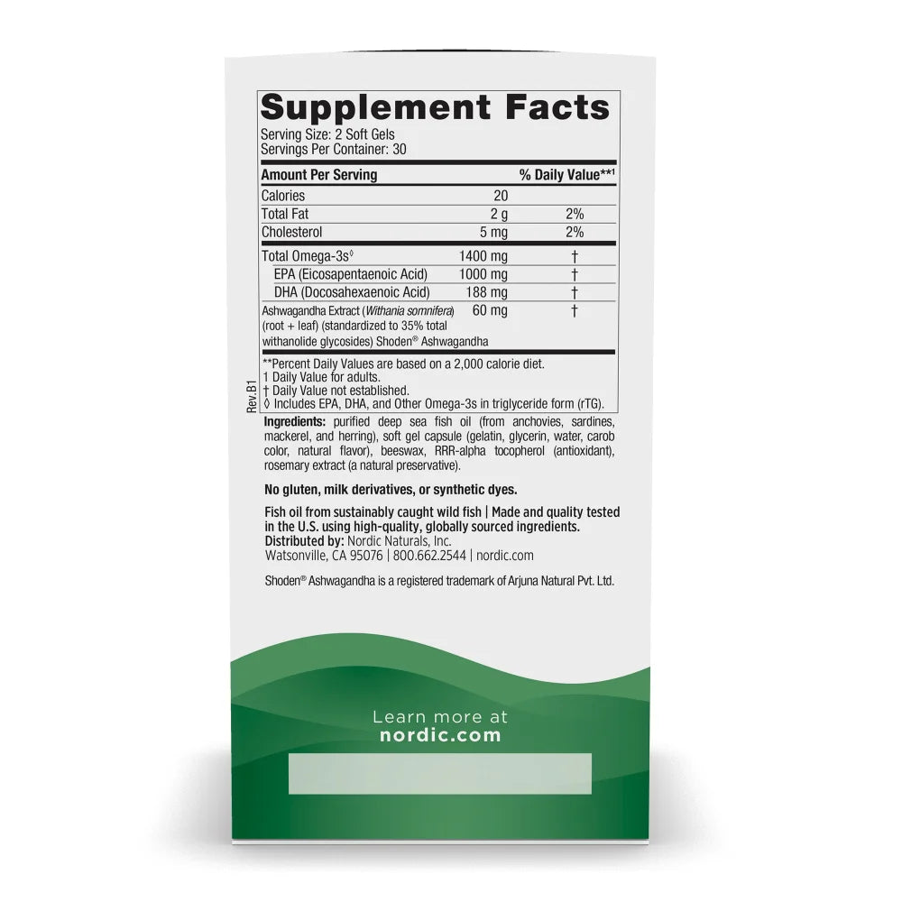 Mood Support Omega Blend Soft Gel 60ct