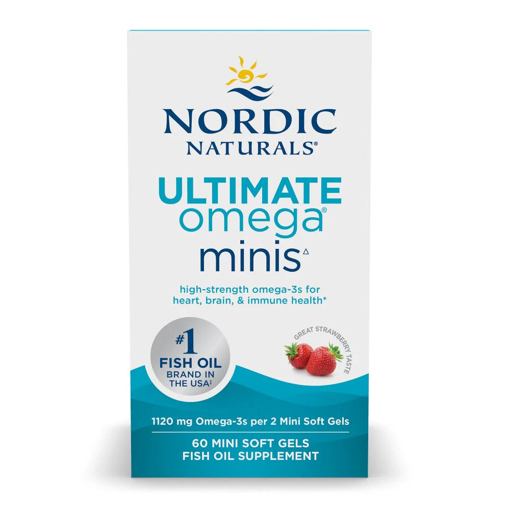 Ultimate Omega Minis 60 Count - Strawberry