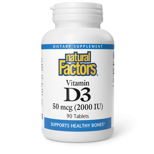 Vitamin D3 50mcg (2,000IU)