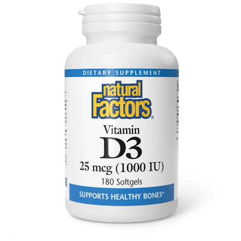 Vitamin D3 25mcg (1,000IU)