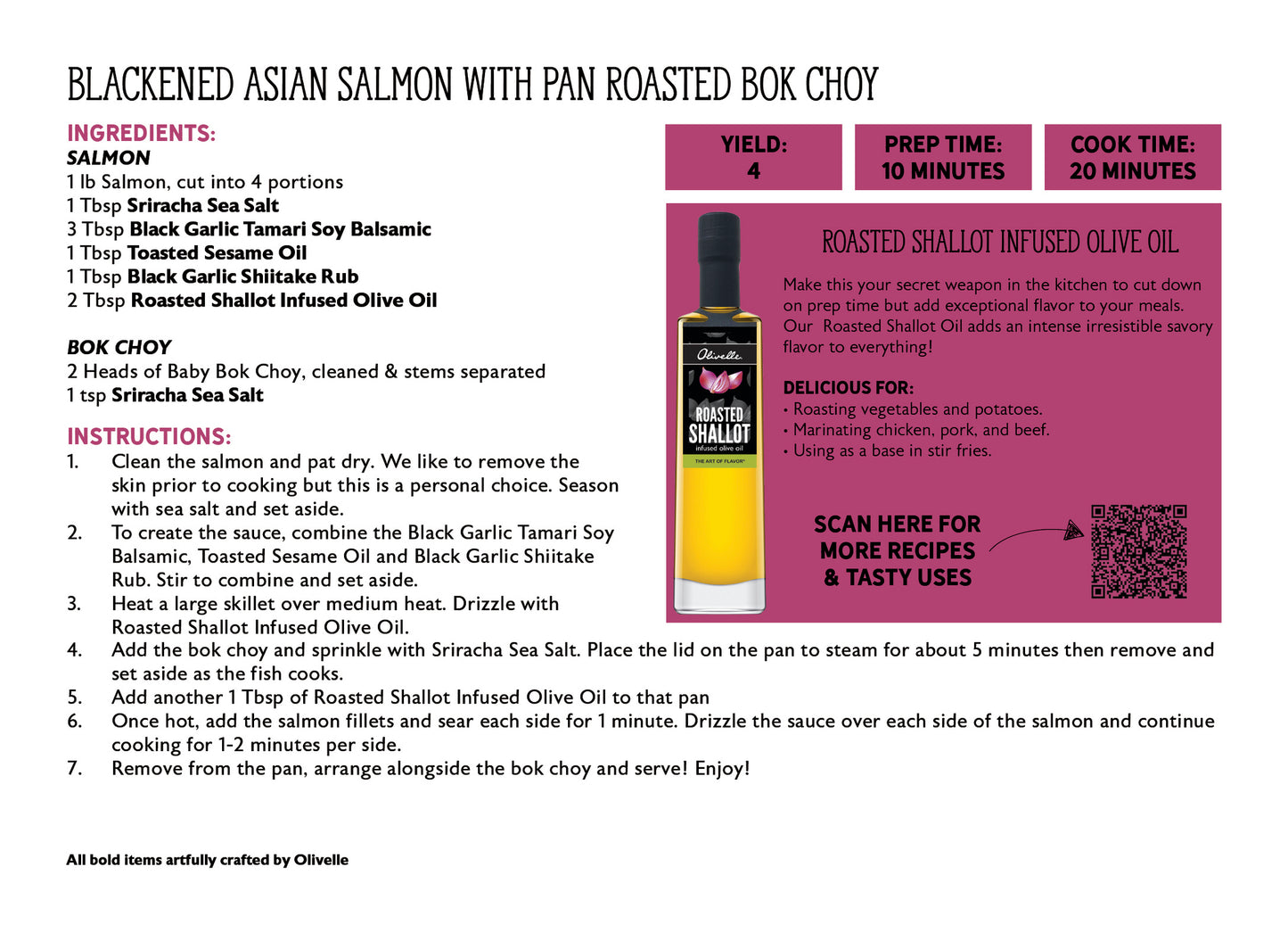 ROASTED SHALLOT INFUSED OLIVE OIL