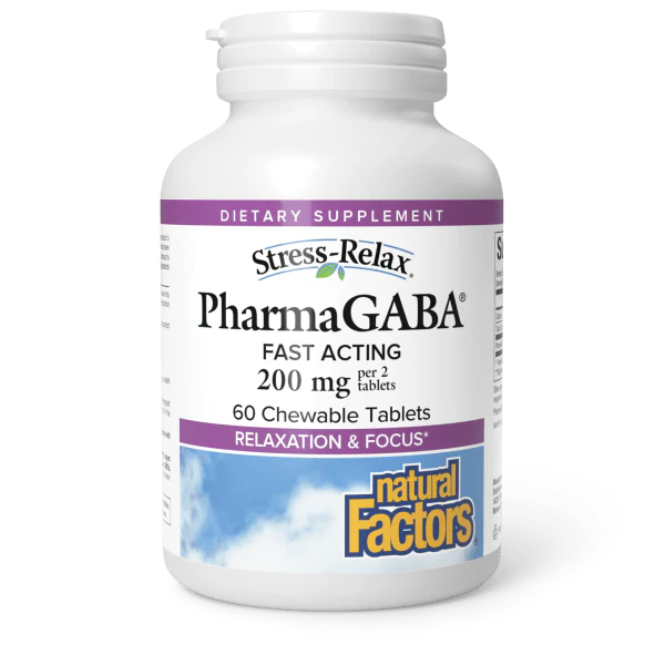 Stress-Relax Pharma GABA Chewable 200mg