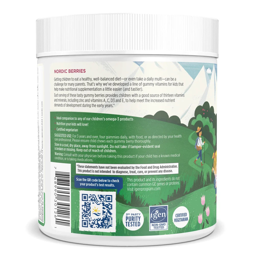 Nordic Berries 120 Count - Citrus