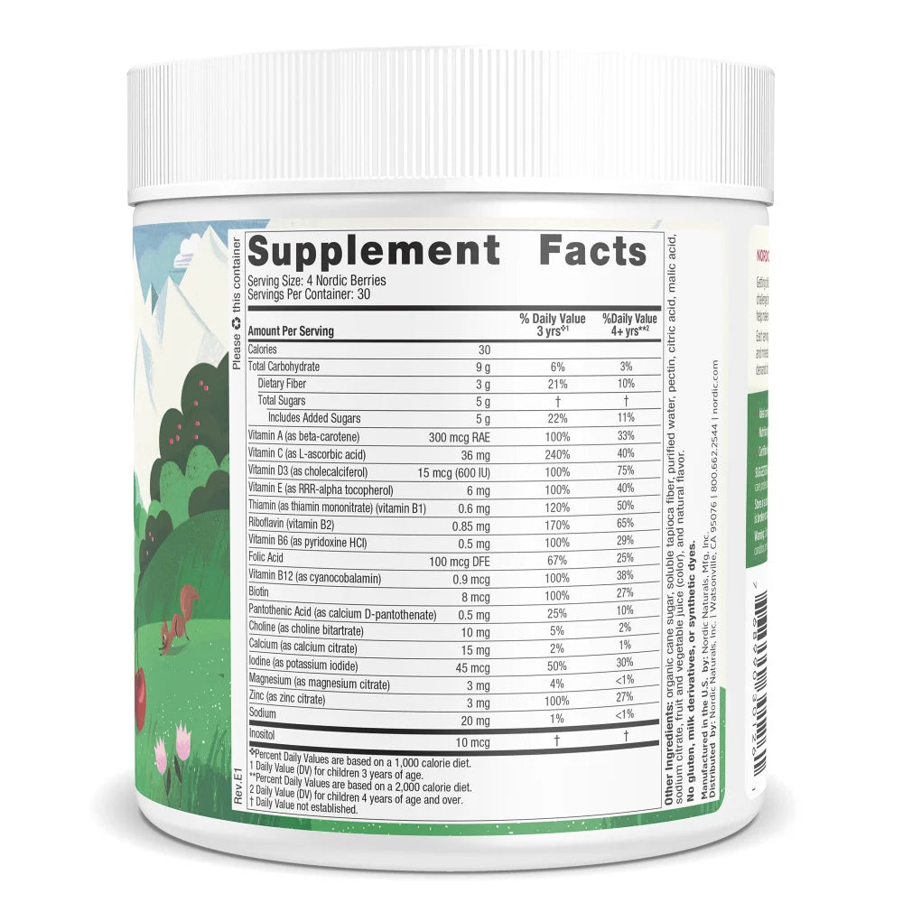 Nordic Berries 120 Count -  Cherry Berry