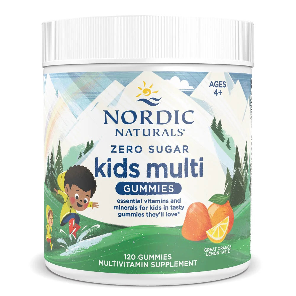 Zero Sugar Kids Multi Gummies 120 Count - Orange Lemon