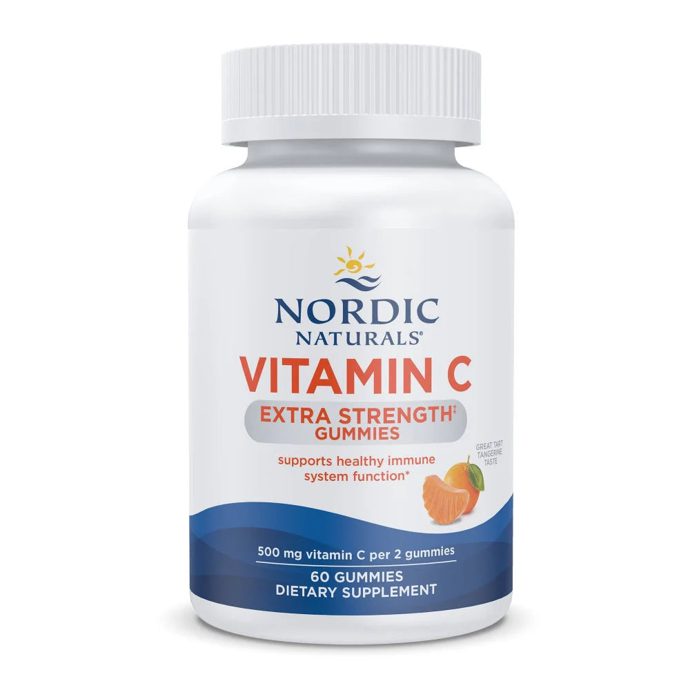 Vitamin C Extra Strength Gummies 60 Count - Tangerine