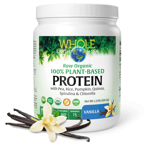 Whole Earth & Sea Raw, Organic, 100% Plant-Based Protein