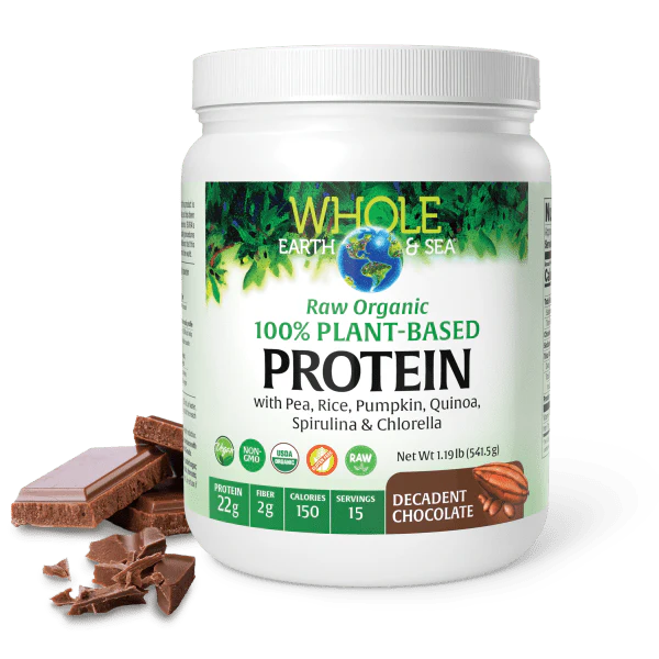 Whole Earth & Sea Raw, Organic, 100% Plant-Based Protein