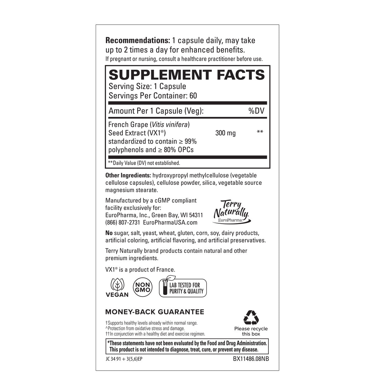 Clinical OPC 300mg (60)