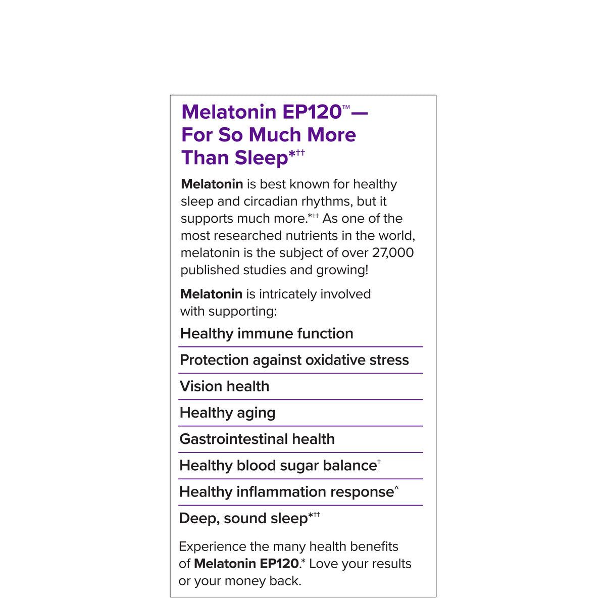 Melatonin EP120 SR (60)