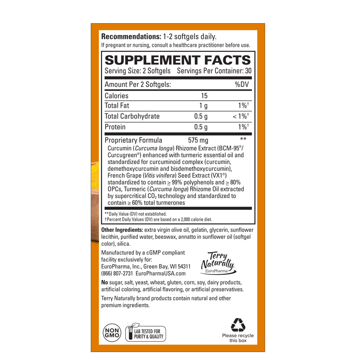 CuraMed Plus Clinical OPC (60)