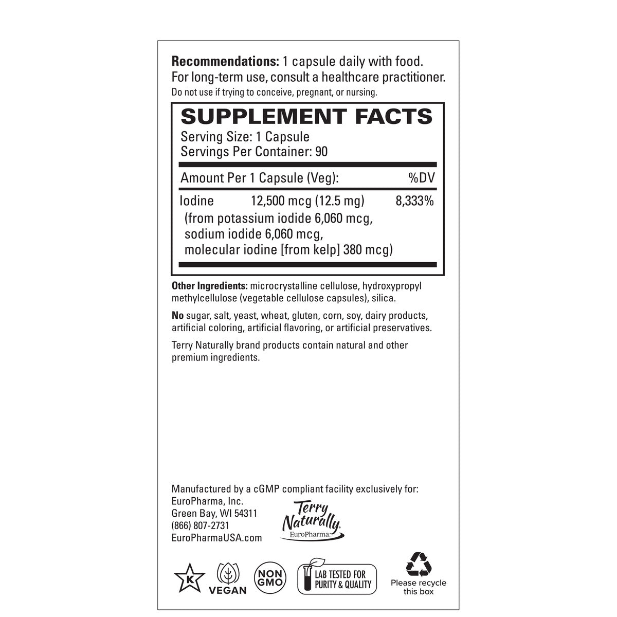 Tri-Iodine 12.5mg