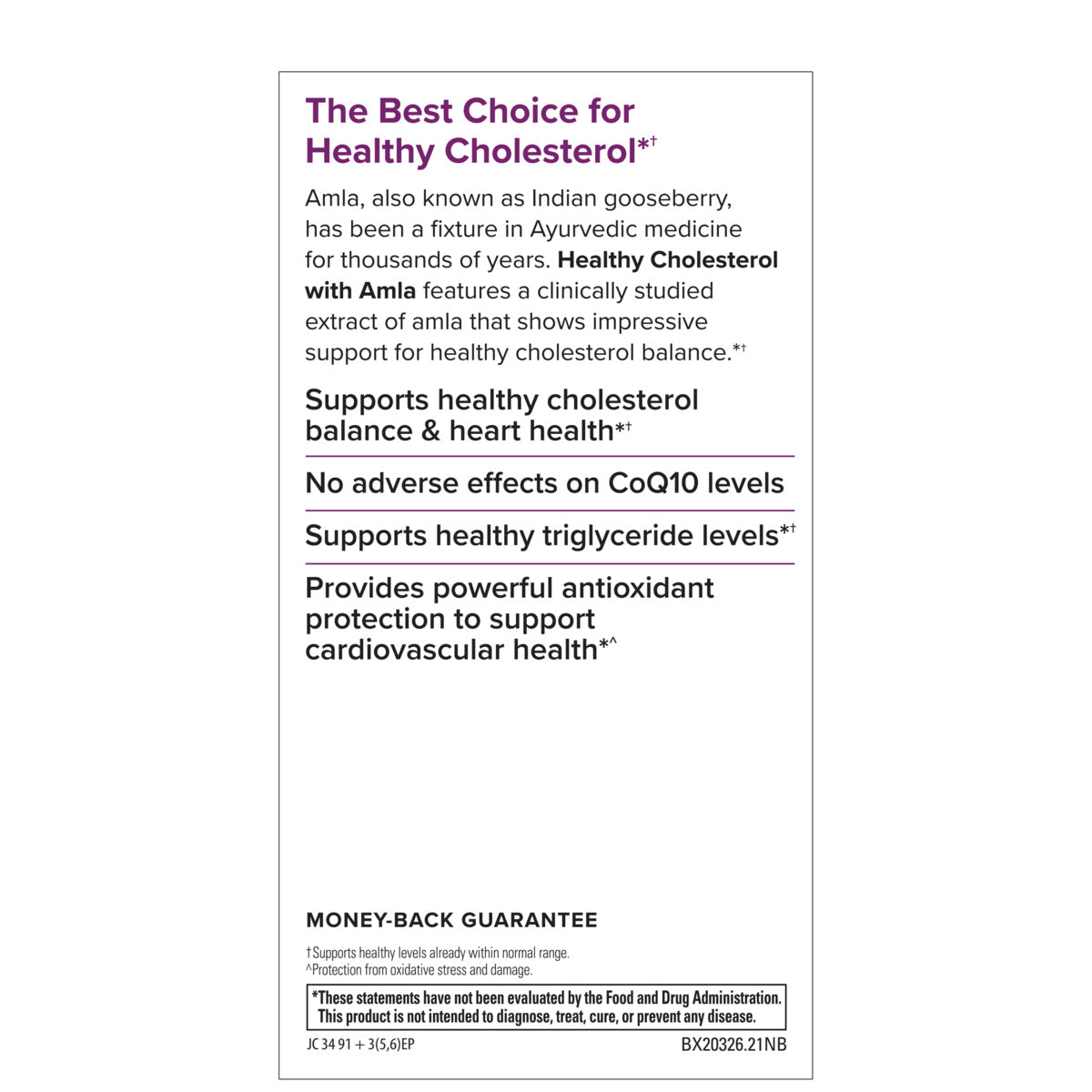 Healthy Cholesterol w/Alma (60)