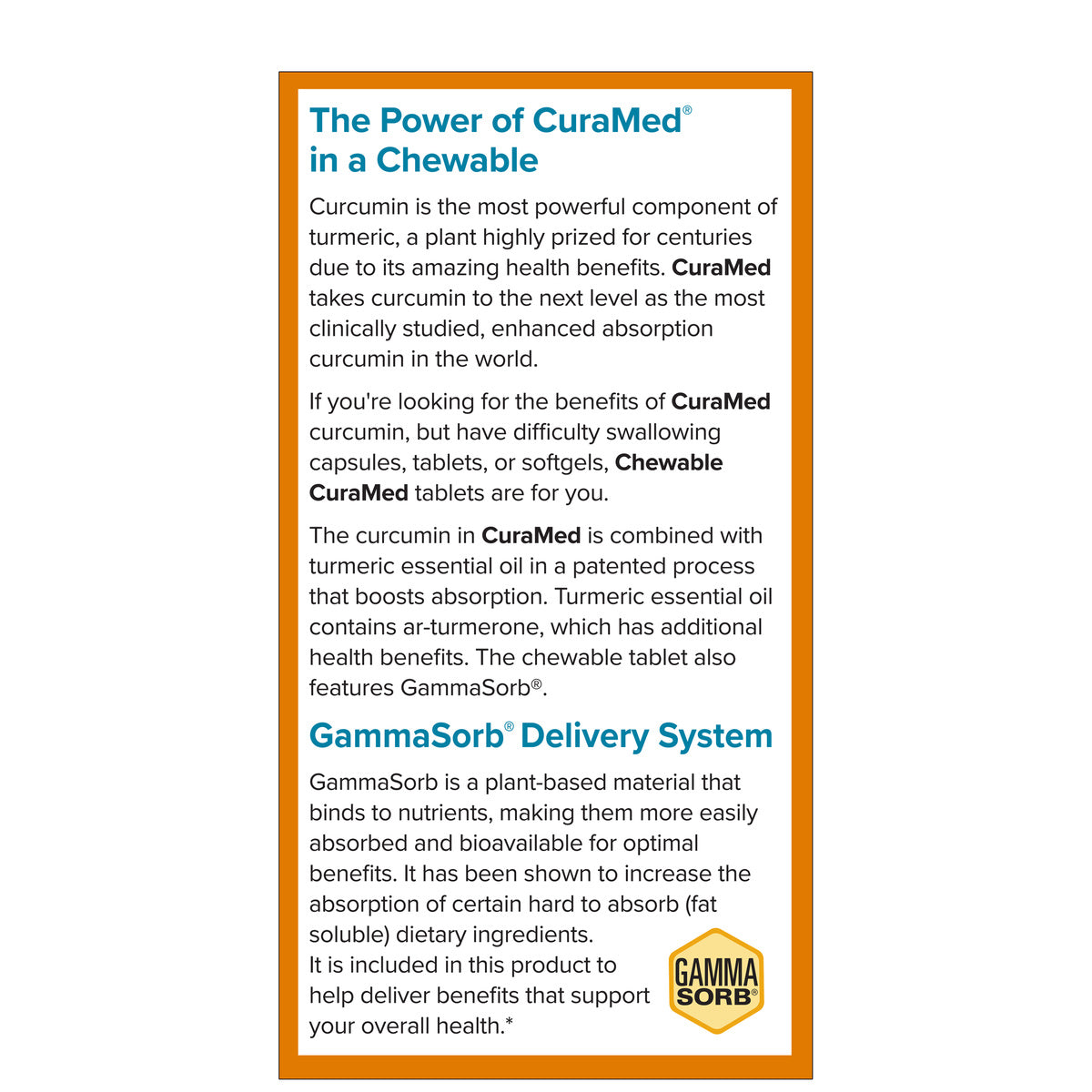 CuraMed 100mg Chewable (60)