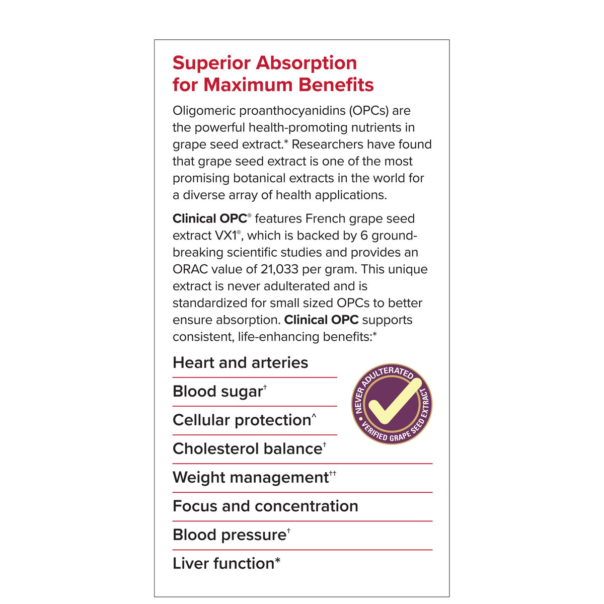 Clinical OPC Extra Strength 400mg (60)