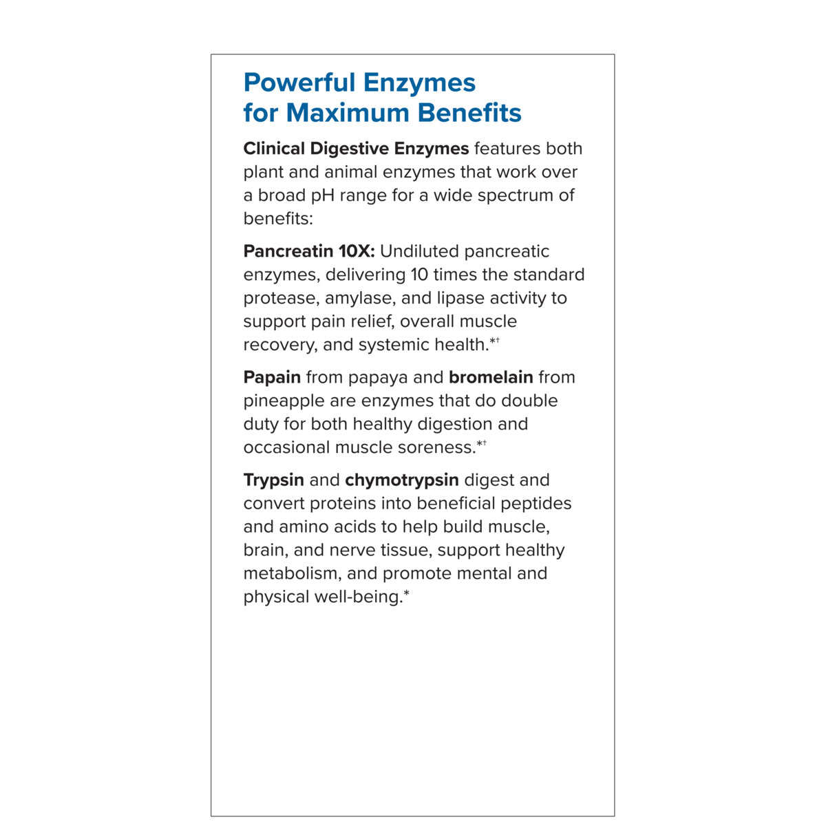 Clinical Digestive Enzymes (90)
