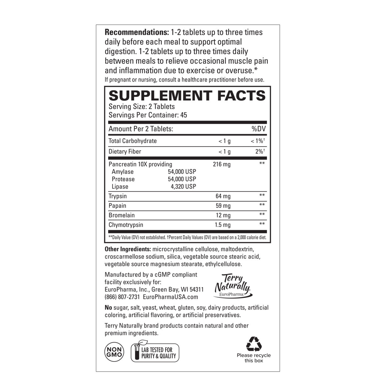 Clinical Digestive Enzymes (90)