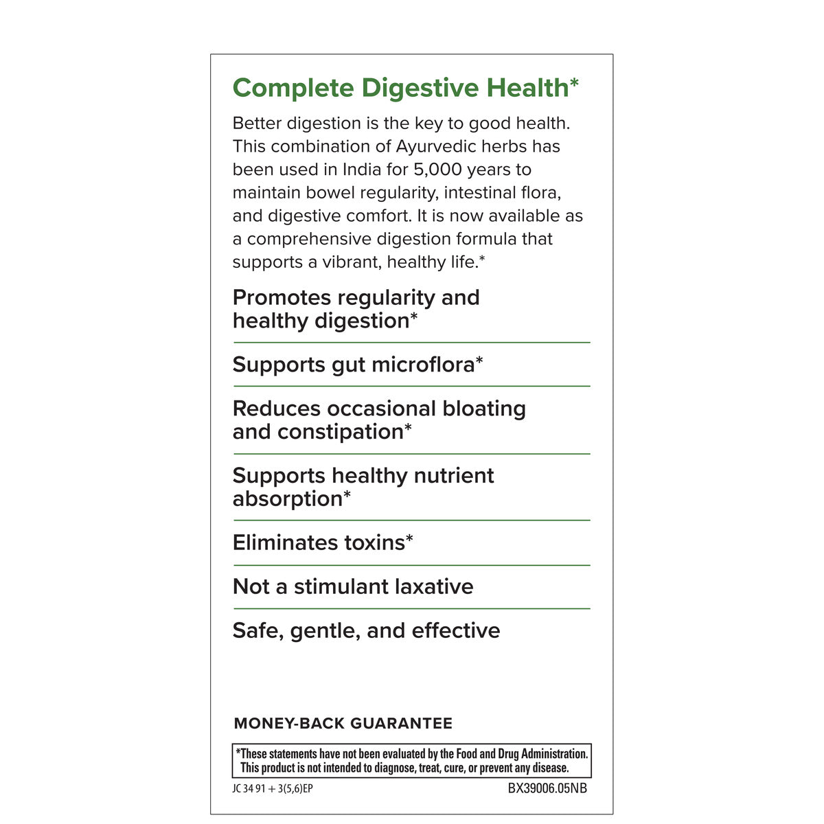 Ayurvedic Digestive Formula (60)
