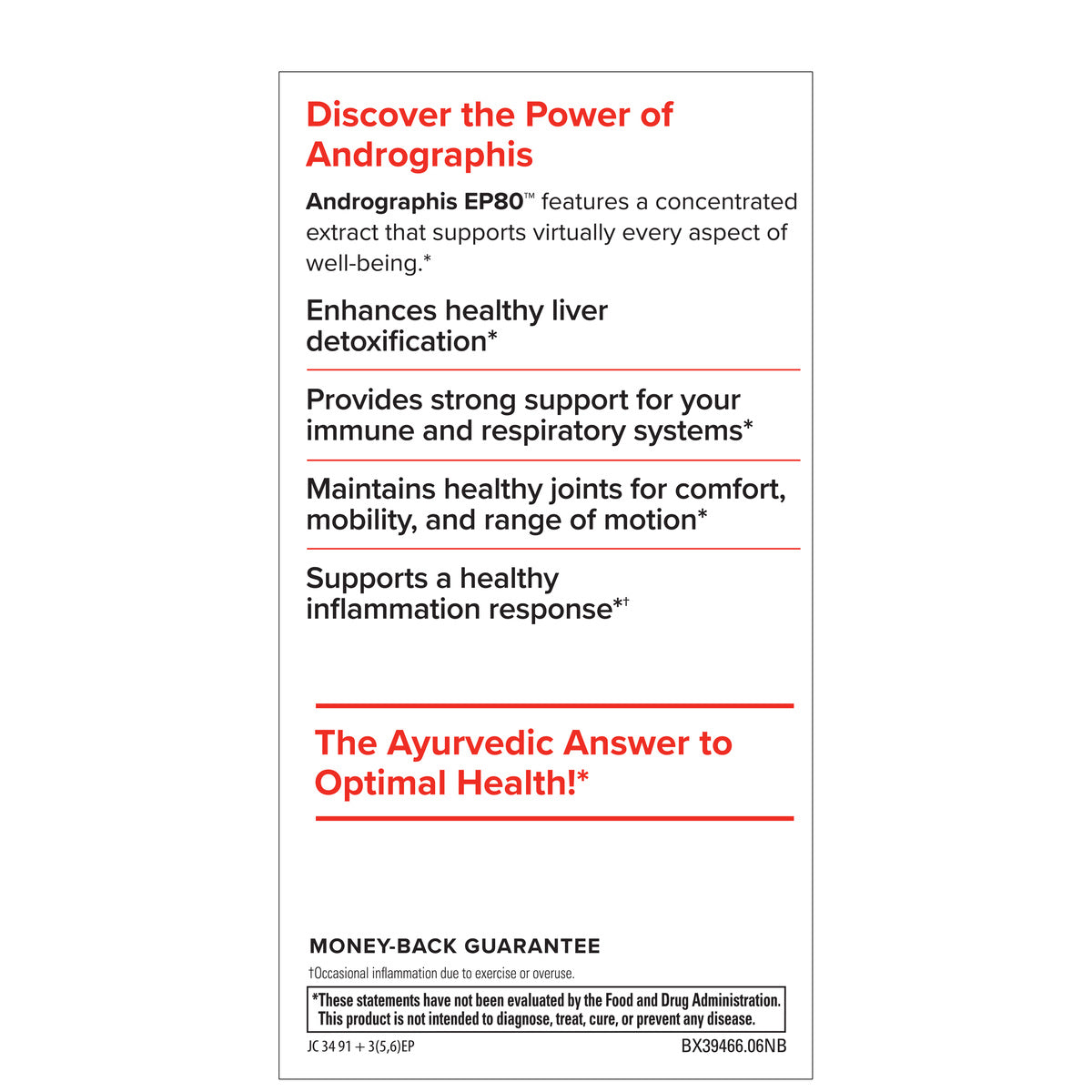 Andrographis EP80 Extra Strength (60)