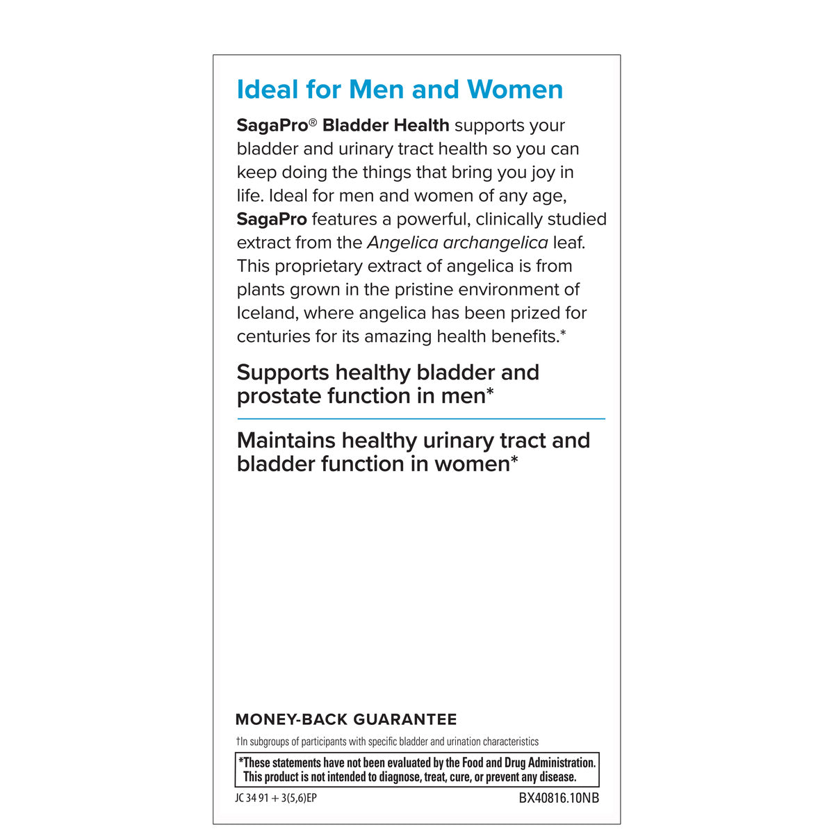 SagaPro Bladder Health