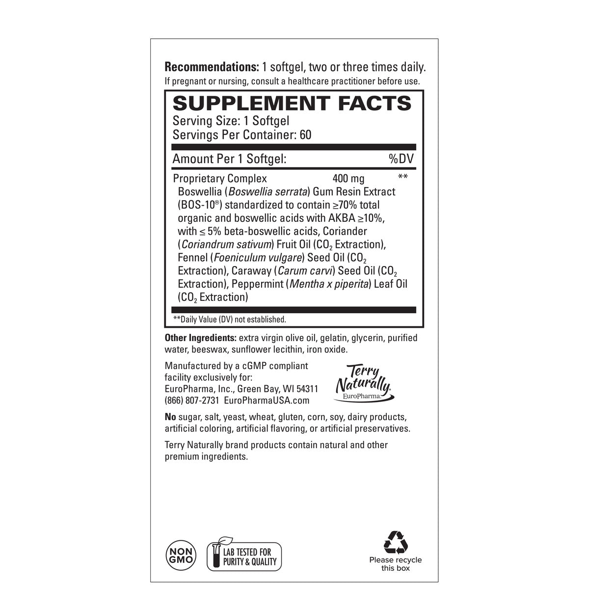 BosMed Intestinal Bowel Support (60)