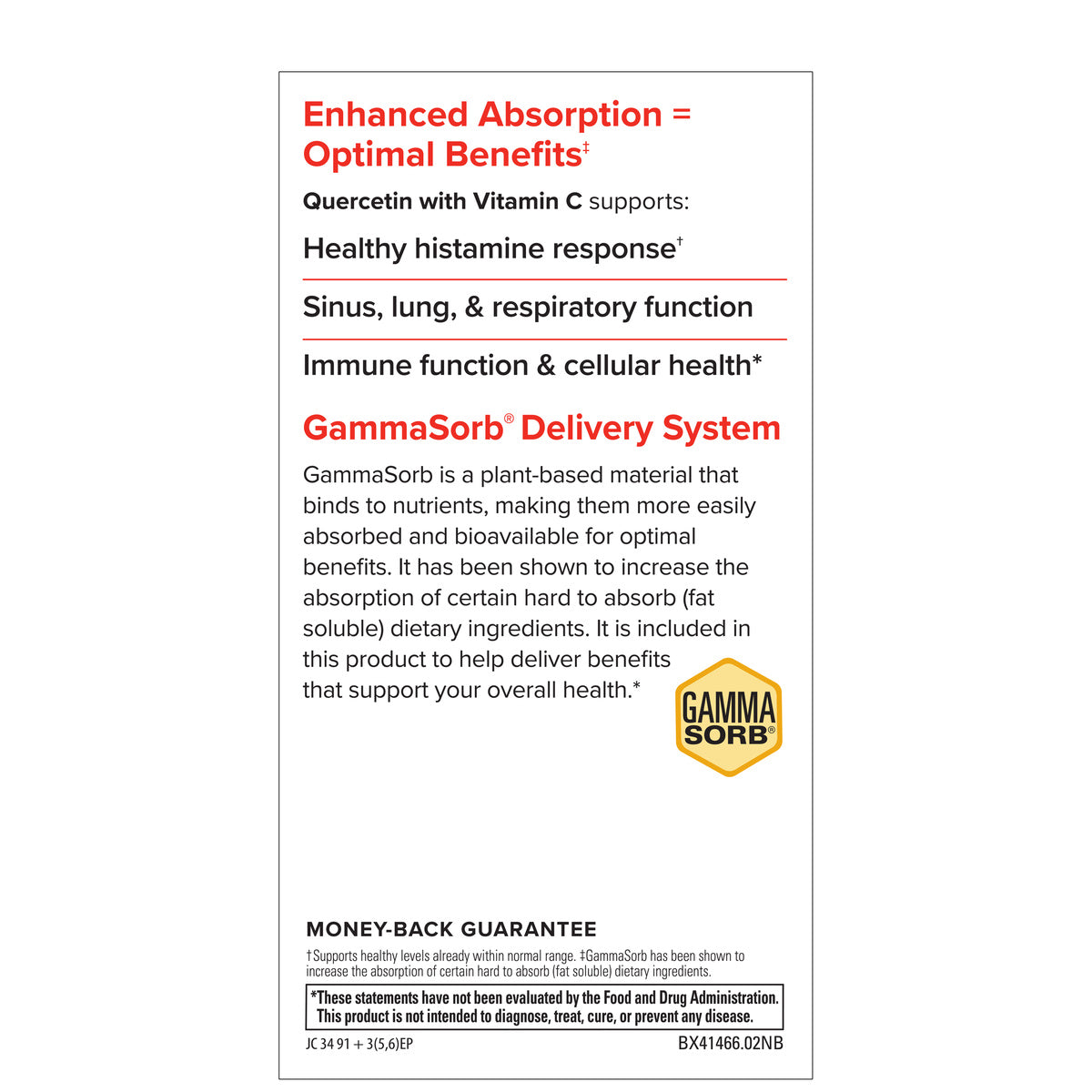 Quercetin w/Vitamin C Enhanced Absorption (60)