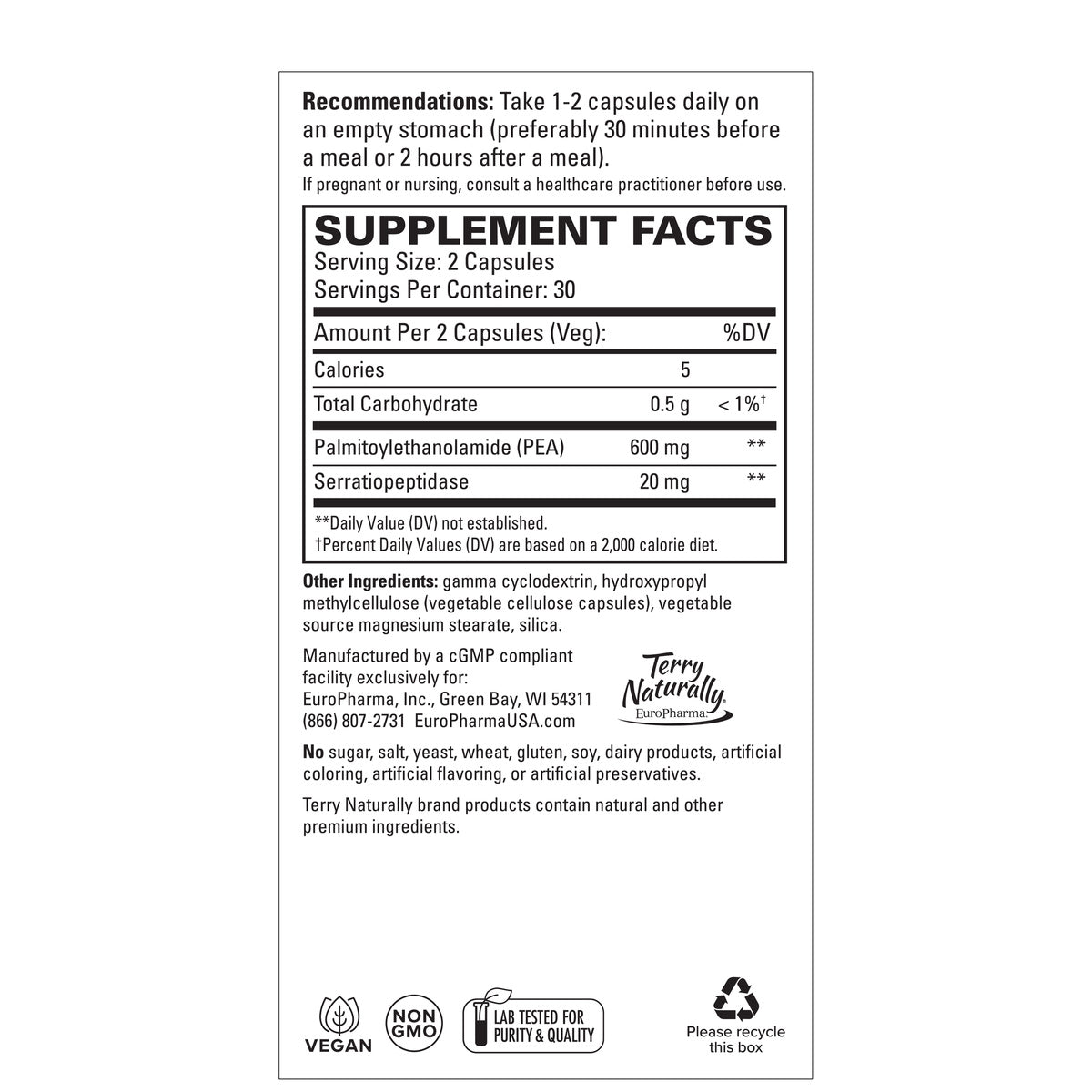 PEA Healthy Inflammation Response (60)