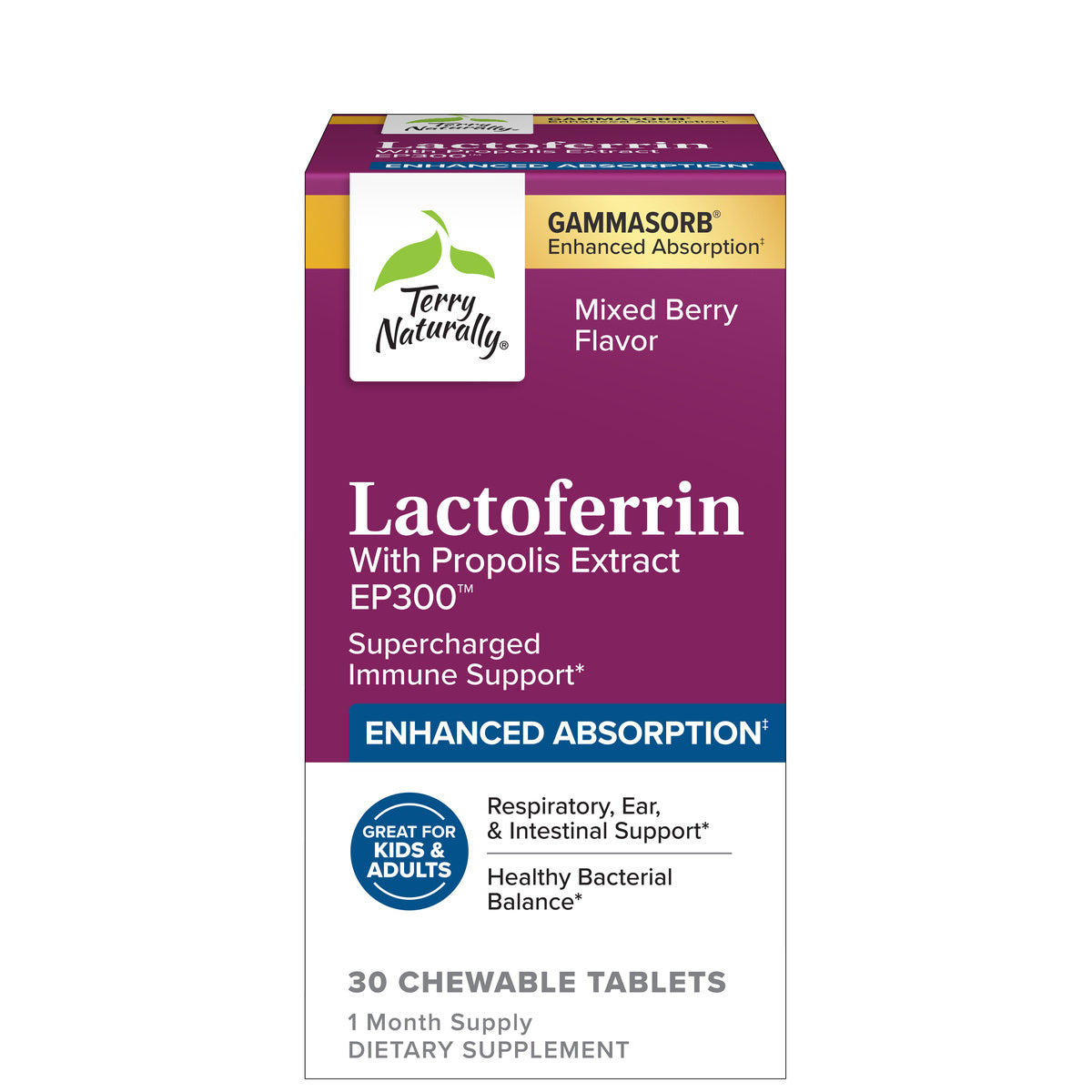Lactoferrin w/Propolis Extract EP300 (30)