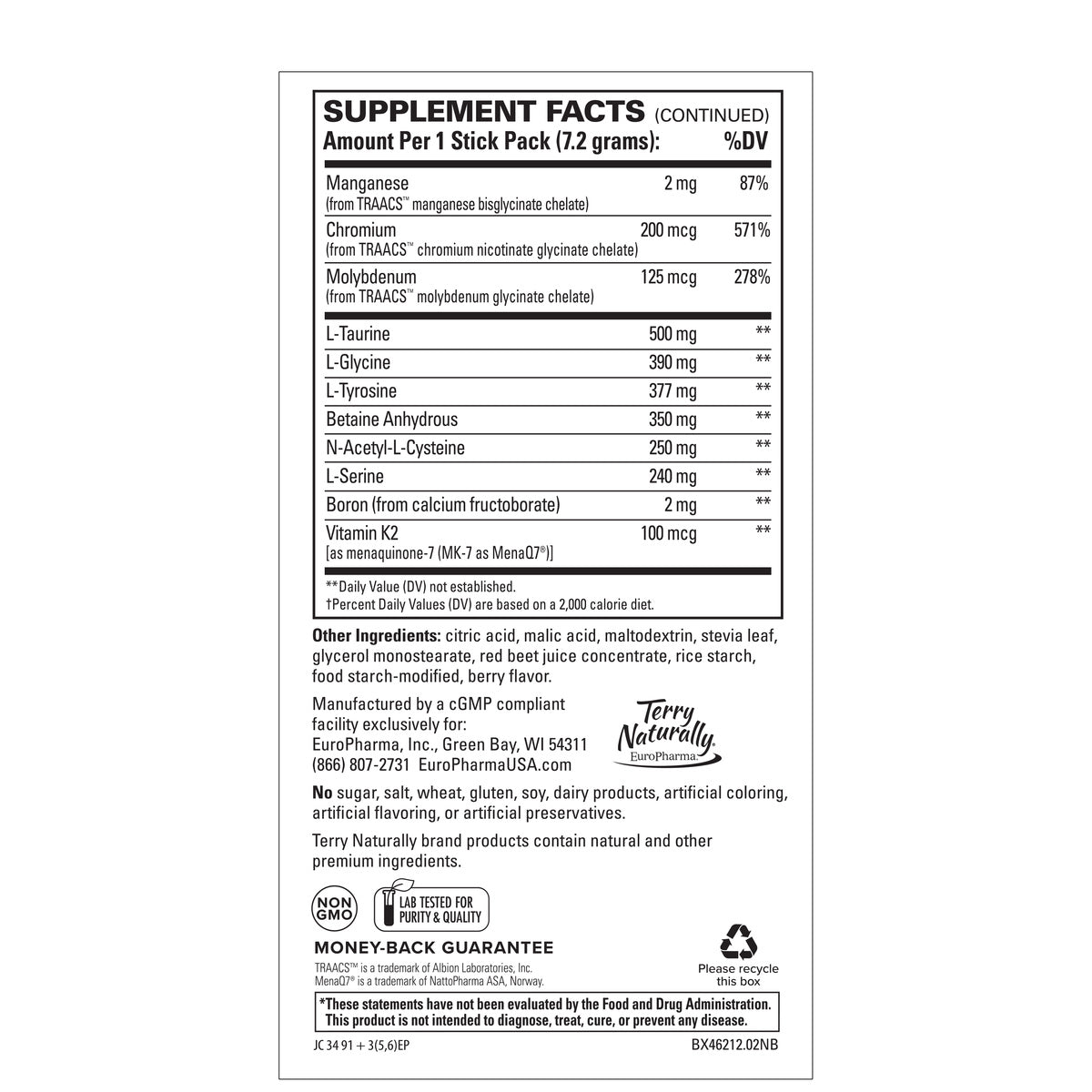 Fatigued to Fantastic Energy Revitalization Single Serve (Stick Packs)