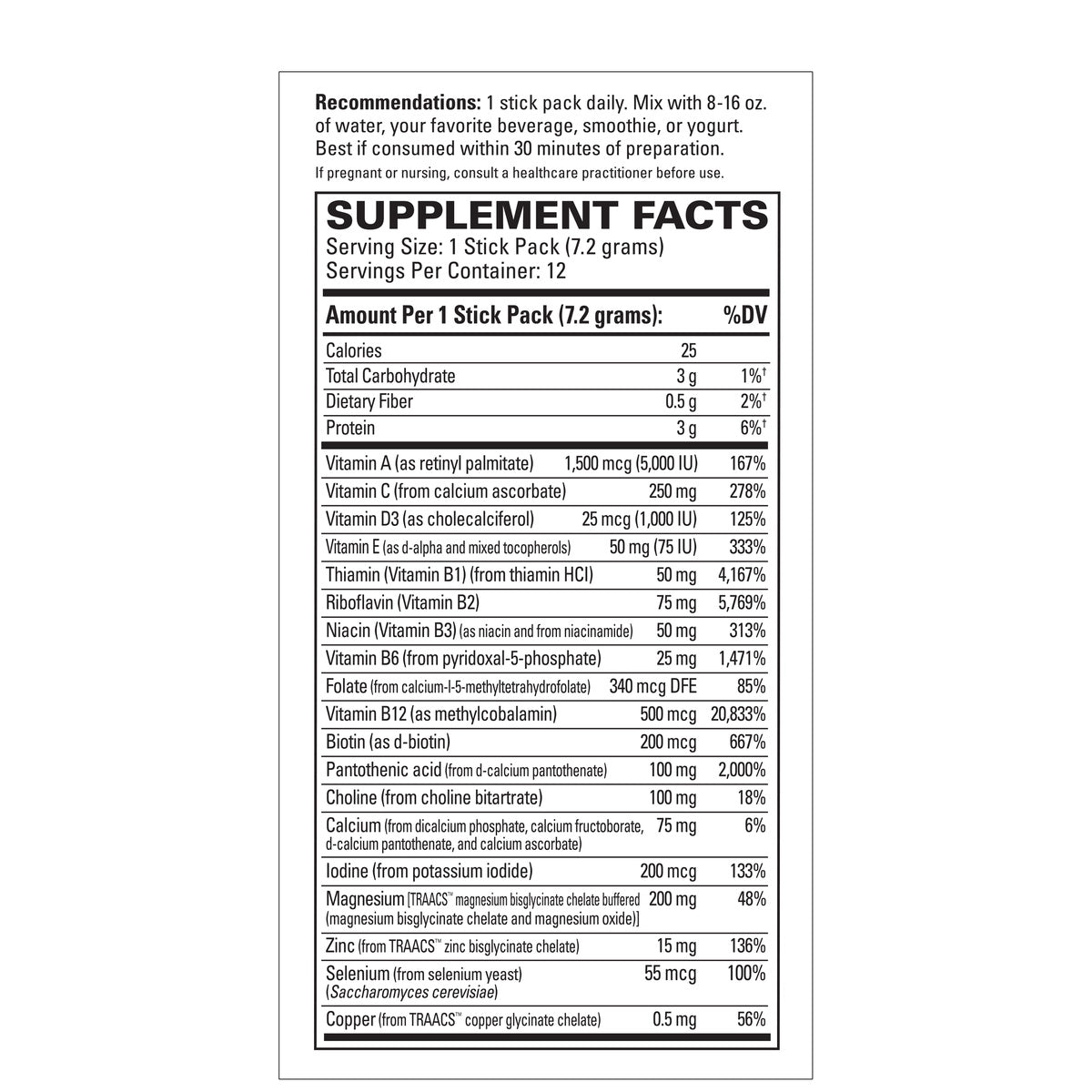 Fatigued to Fantastic Energy Revitalization Single Serve (Stick Packs)