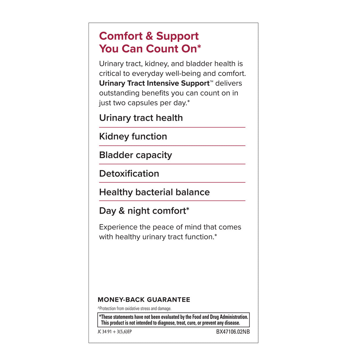 Urinary Tract Intensive Support (60)