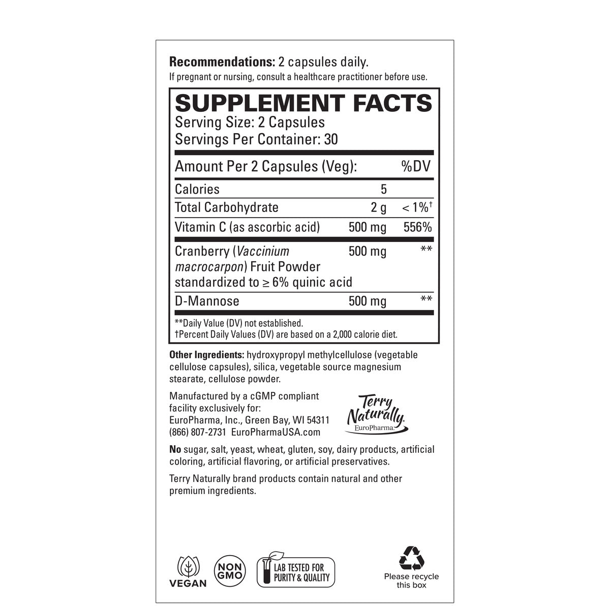 Urinary Tract Intensive Support (60)