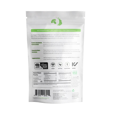 Broccoli Kale Sprout Mix Powder