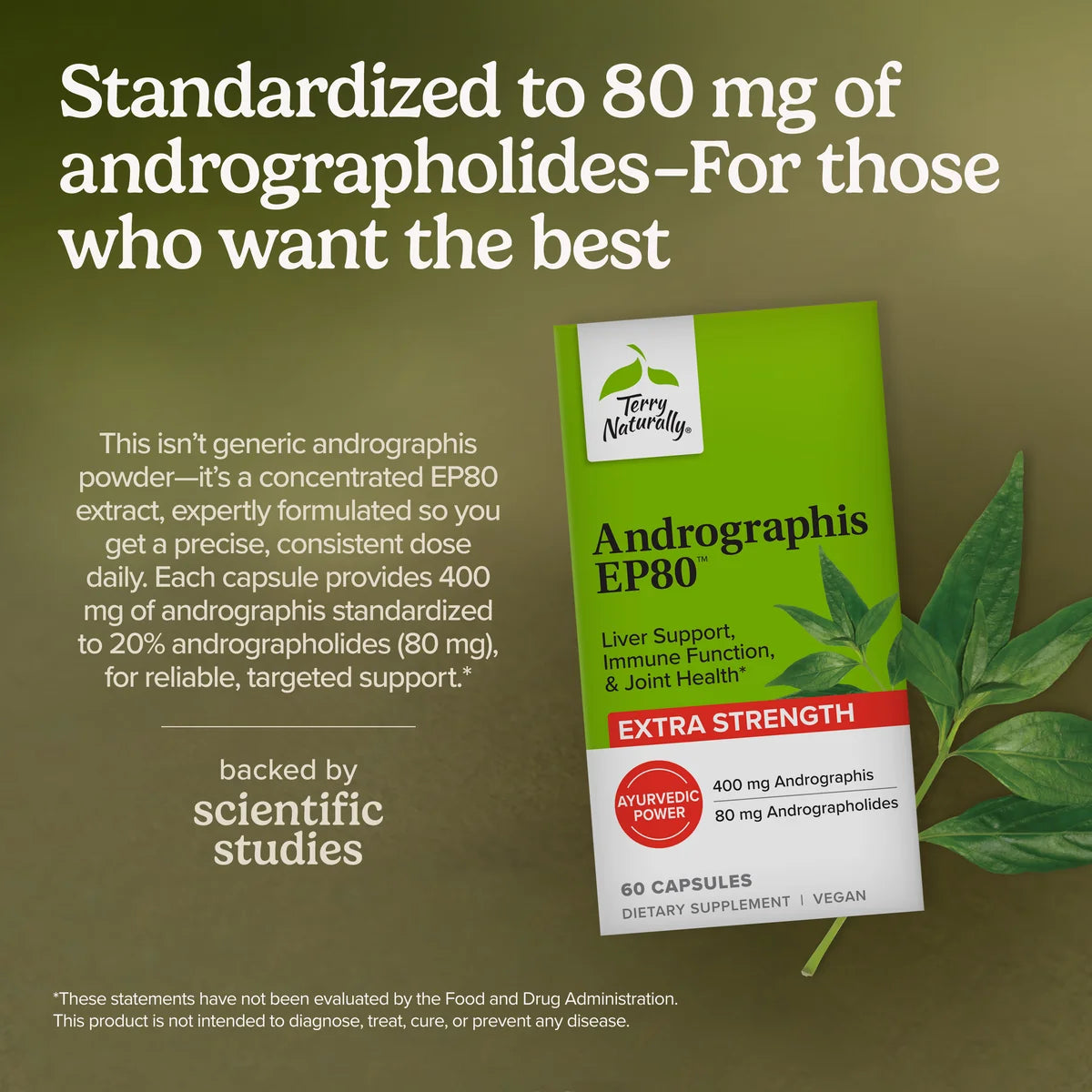 Andrographis EP80 Extra Strength (60)