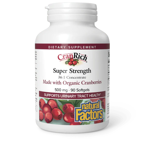 CranRich Super Strength Organic Cranberry Concentrate 500 mg