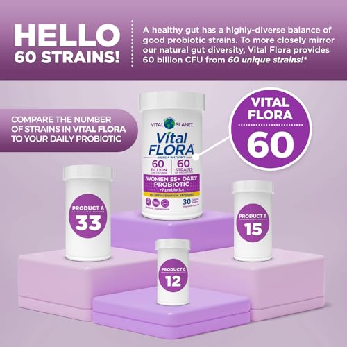 Vital Flora Women 55+ Probiotic - Shelf Stable